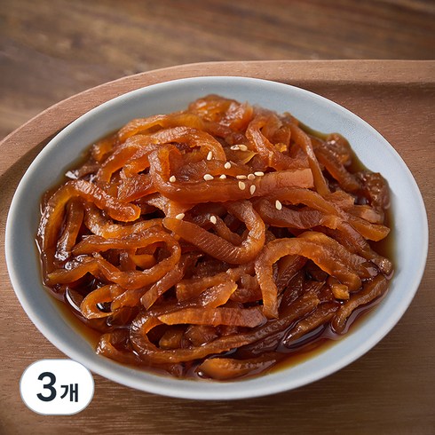 풀무원 풀스키친 꼬들꼬들한간장무채장아찌, 1kg, 3개