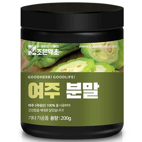 여주가루 - 조은약초 여주 고과 여주 분말 가루, 200g, 1개