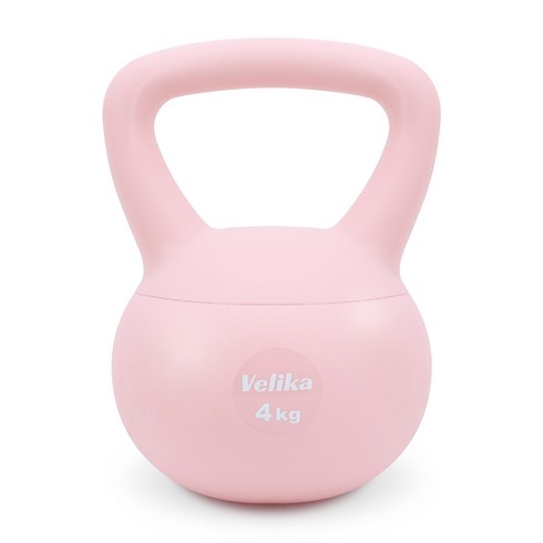 케틀벨 - 벨리카 홈짐 스포츠 소프트 말랑 케틀벨 SKB-01, 핑크색, 4kg, 1개