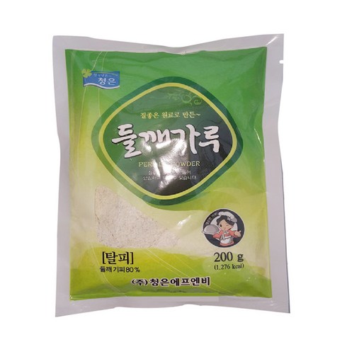 들깨가루1kg - 청은 들깨가루 탈피, 200g, 1개