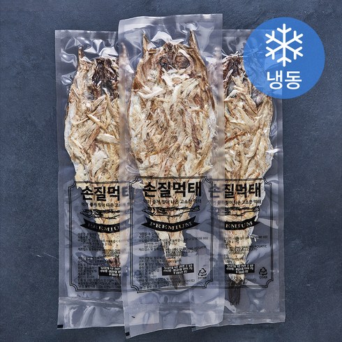 손질먹태 - 해맑은푸드 손질먹태 (냉동), 100g(대), 3개