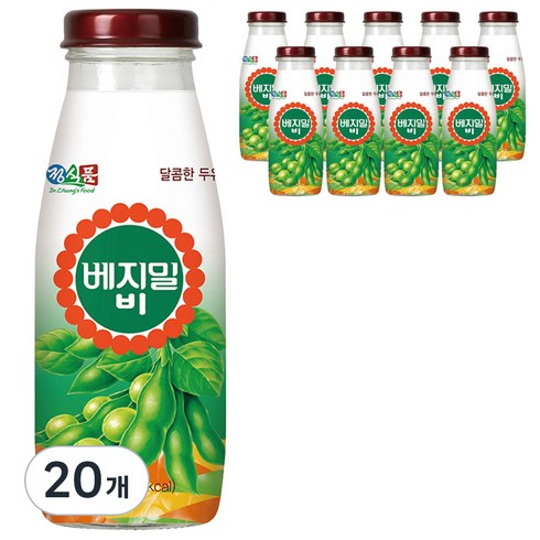 베지밀 비 달콤한 두유 190ml, 20개