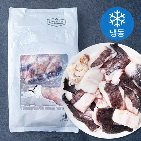 신세계푸드 프레시컬렉션 국내산 손질 아귀 2입 (냉동), 1kg, 1개