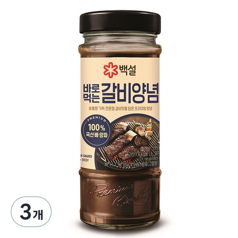 백설갈비양념 - 백설 갈비양념, 480g, 3개