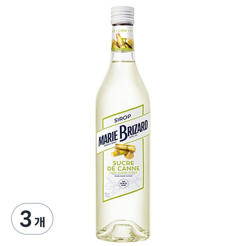 사탕수수시럽 - 마리브리자드 사탕수수 시럽, 700ml, 3개