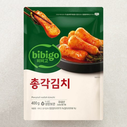 비비고총각김치 - 비비고 총각김치, 400g, 1개