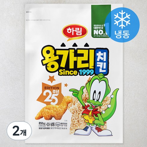 던스덩가리 - 하림 용가리치킨 (냉동), 850g, 2개