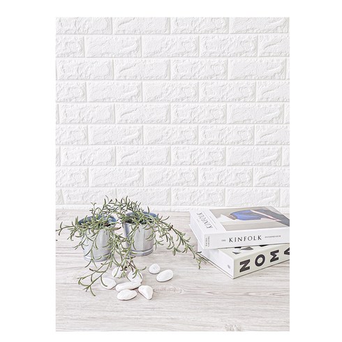 블럭아이 Dr.Haus 친환경인증 두꺼운 폼블럭 2.5m, 화이트, 1개
