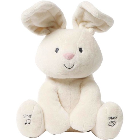 2023년 가성비 최고 100일아기선물 - 매직캐슬 노래하는 까꿍 토끼 작동완구, 30cm, 혼합 색상