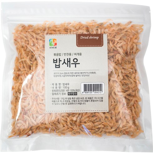 아기반찬정기배송 - 이미지 밥새우, 100g, 1개