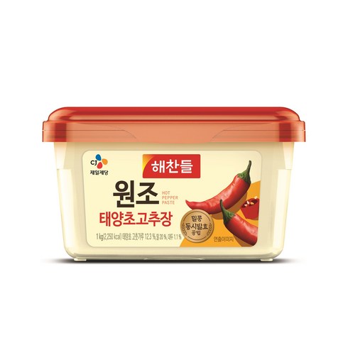 해찬들 원조 태양초 고추장, 1kg, 1개