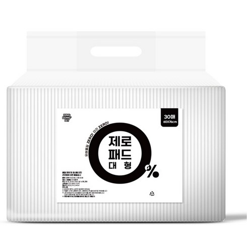 딩동펫 반려동물 대형 제로 배변패드 무향 30매, 30개입, 1개