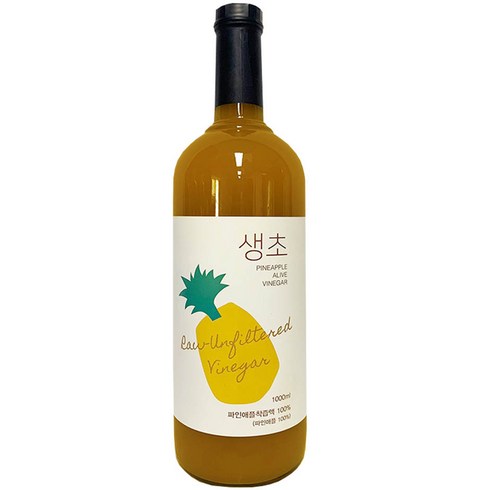 생생초 - 생생초 생초 파인애플, 1L, 1개