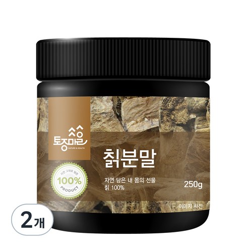 토종마을 칡분말, 2개, 250g