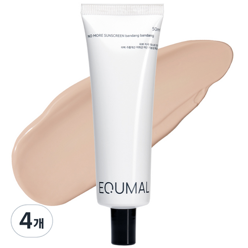 에크멀 노 모어 선스크린 반당반당 SPF50+ PA++++, 50ml, 4개