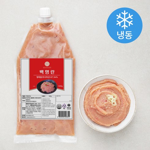 요리앤조리 백명란 분란 (냉동), 1개, 500g