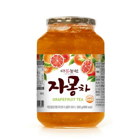 다농원 자몽차, 2kg, 1개입, 1개