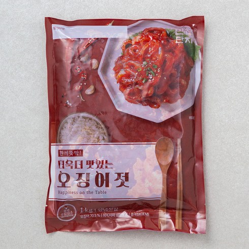 반찬단지 오징어젓, 1kg, 1개