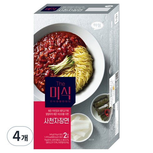 더미식유니자장면 - 더미식 사천자장면 270g, 4개