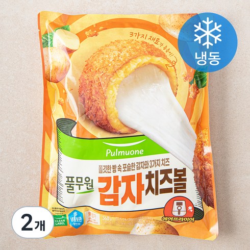 풀무원 감자치즈볼 (냉동), 360g, 2개