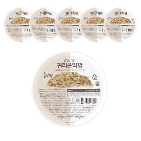 칼로리반 귀리곤약밥, 150g, 6개