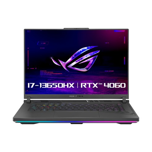 에이수스 2023 ROG 스트릭스 G16 지포스 RTX 4060, Eclipse Gray, 512GB, 16GB, Free DOS, G614JV-N3031