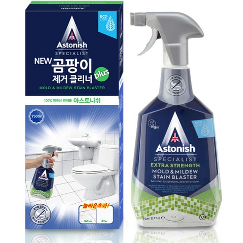 아스토니쉬 NEW 곰팡이 클리너 plus 스프레이, 750ml, 1개