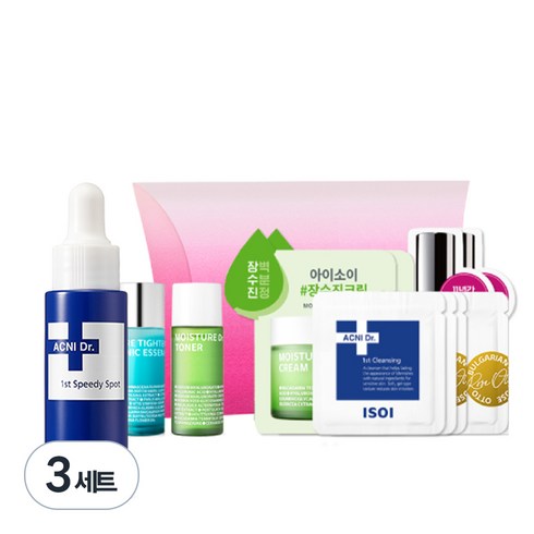 아이소이 아크니 닥터 1st 응급 스팟 + 6종 체험 키트, 3세트