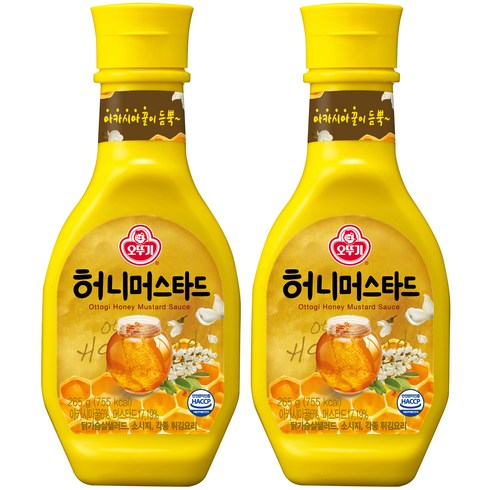 오뚜기 허니머스타드 소스, 265g, 2개