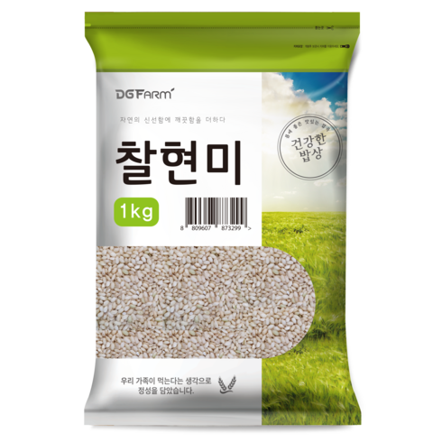 찰현미 - 건강한밥상 국산 찰현미, 1kg, 1개