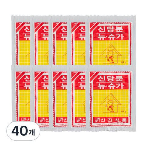 신진식품 신당분 뉴슈가, 60g, 40개