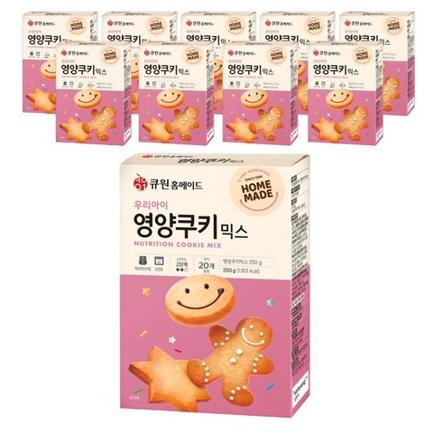 큐원 우리아이 영양쿠키믹스, 10개, 250g