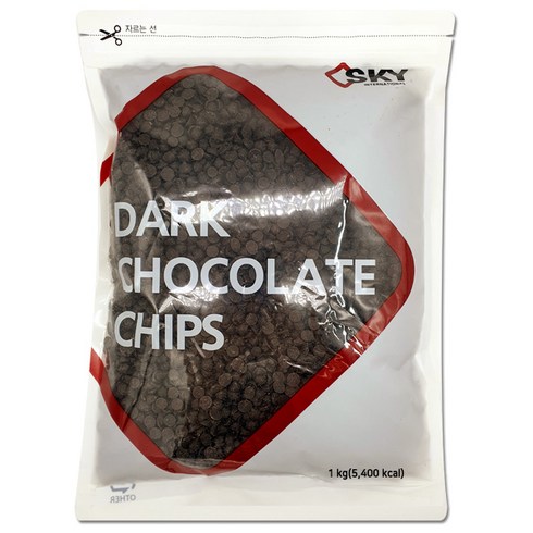 chocolatetouch - SKY 다크초코칩, 1개, 1kg