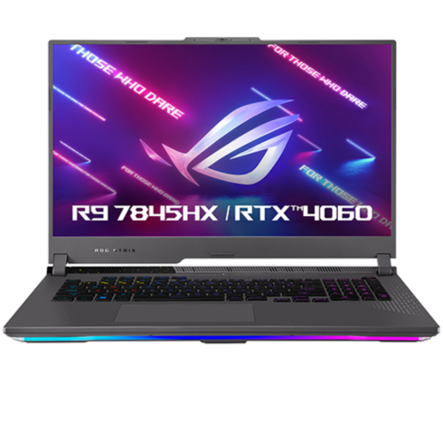 에이수스 2023 ROG 스트릭스 G17 라이젠9 라이젠 7000 시리즈 지포스 RTX 4060, Eclipse Gray, 512GB, 16GB, Free DOS, G713PV-LL053