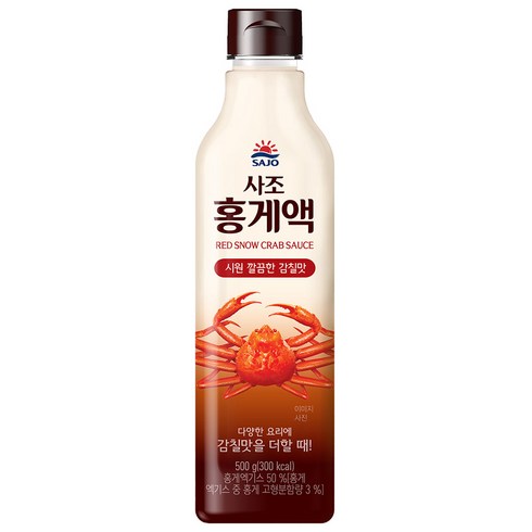 홍게맛액젓 - 사조오양 홍게액, 500g, 1개