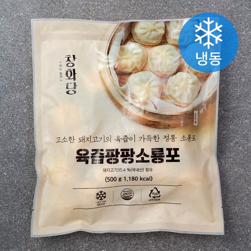 창화당 육즙팡팡 소룡포 (냉동), 500g, 1개
