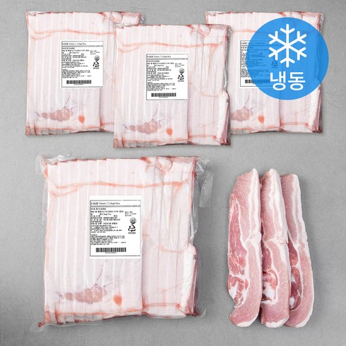 미트코리아 오스트리아 삼겹 15mm (냉동), 2.5kg, 4개