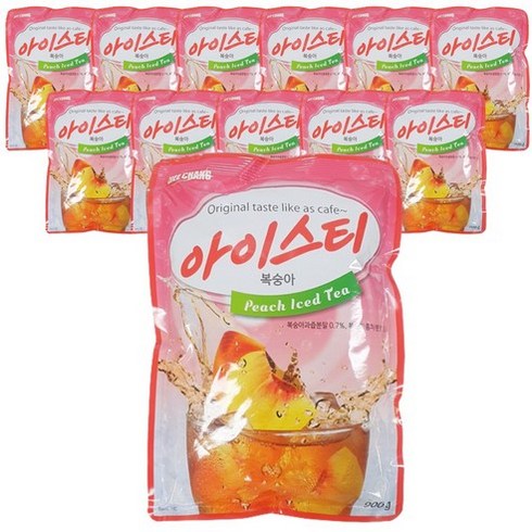 희창 복숭아 아이스티, 900g, 1개입, 12개