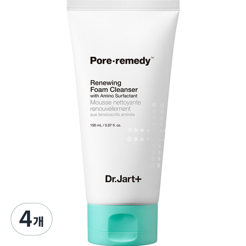 닥터자르트 포어레미디 리뉴잉 폼 클렌저, 150ml, 4개