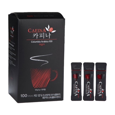 카피나 레귤러 아메리카노 커피믹스 100g, 1g, 100개입, 1개