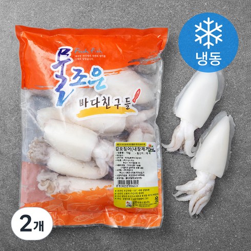 갑오징어 - 현이푸드빌 물조은 바다 친구들 손질 갑오징어 중 (냉동), 1kg, 2개