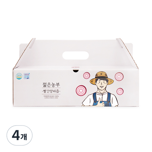 젊은농부 빨간양파즙, 3L, 4개