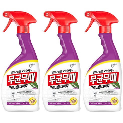 피죤 무균무때 다목적용, 500ml, 3개