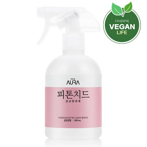 피톤치드탈취제솔향 - AURA 피톤치드 탈취제 은은한향 본품, 500ml, 1개