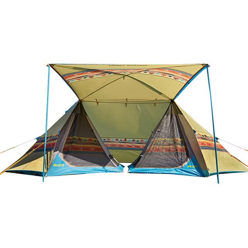 로고스 나바호 패턴 캠핑 티피 텐트 500 x 300 x 180 cm, 나바호 무늬, 6인