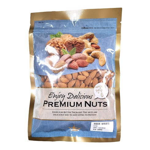 다다모마켓 생아몬드 넌패럴, 500g, 1개