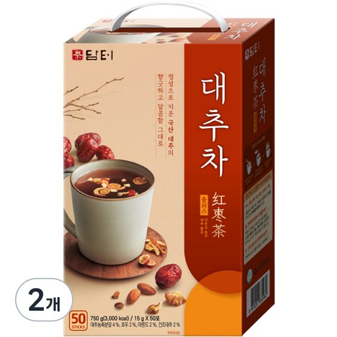 대추차 - 담터 대추차 플러스, 15g, 50개입, 2개