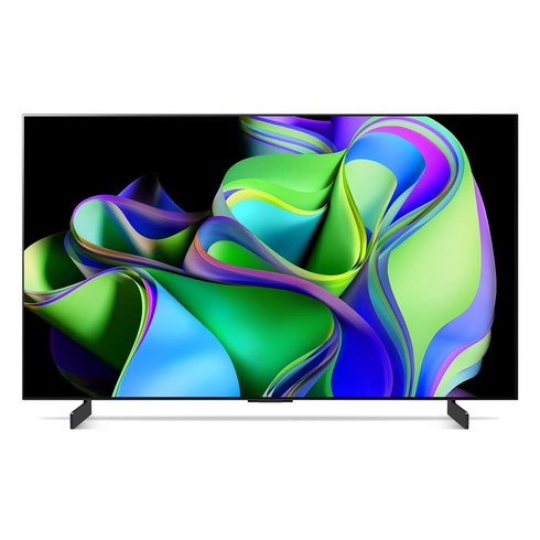 LG전자 4K UHD OLED evo TV, OLED42C3ENA, 방문설치, 105cm, 스탠드형