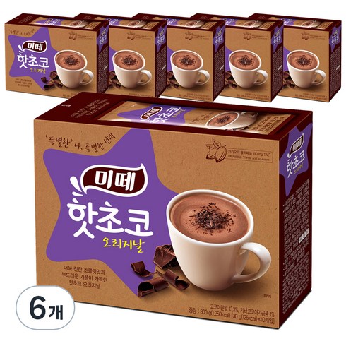 미떼 핫초코 오리지날 분말, 30g, 10개입, 6개