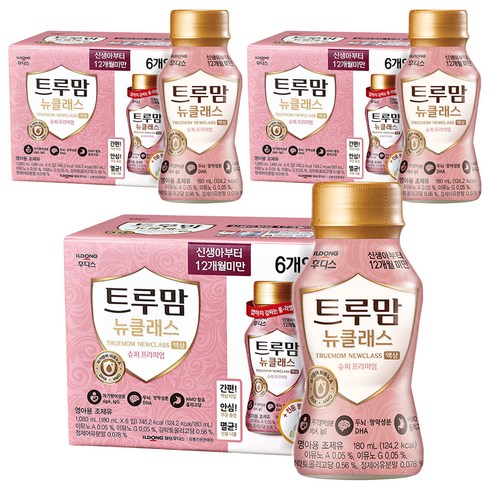 일동후디스 트루맘 뉴클래스 액상분유 1단계 180ml, 18개